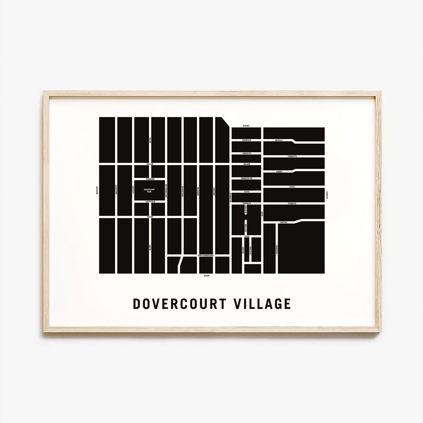 Dovercourt Park Map, Toronto