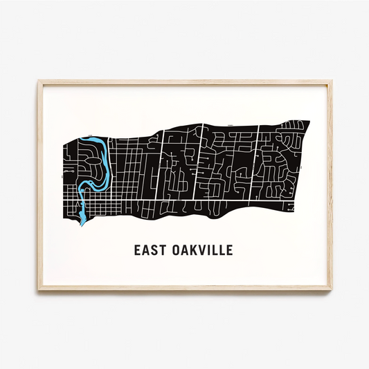 East Oakville Map, Oakville