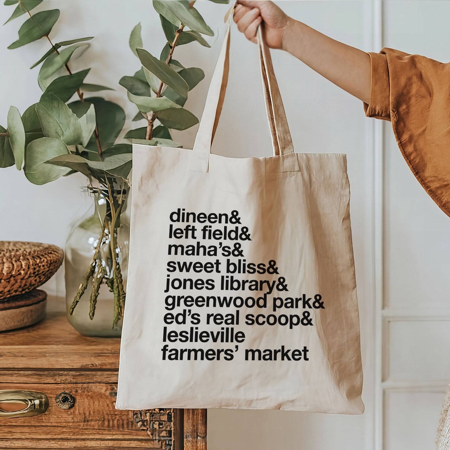 Leslieville Neighbourhood Tote Bag