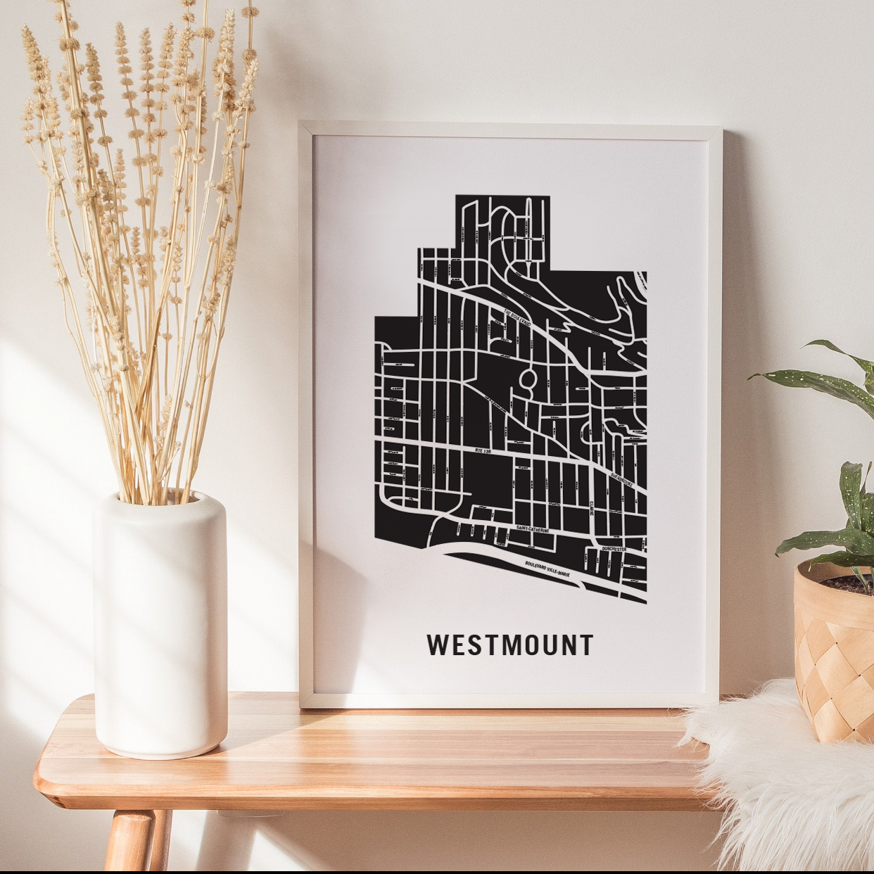 Westmount Map, Quebec