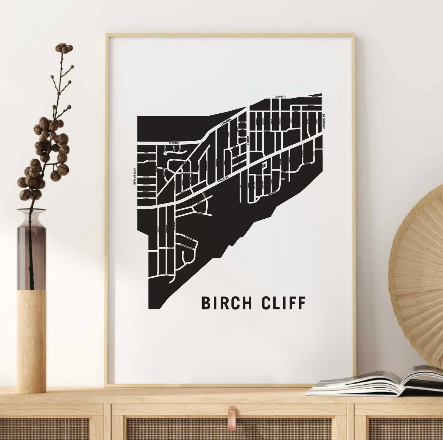 Birch Cliff Map, Toronto