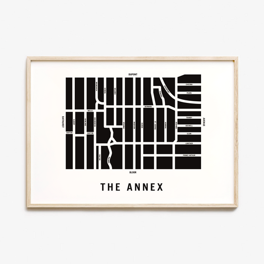 Annex Map, Toronto