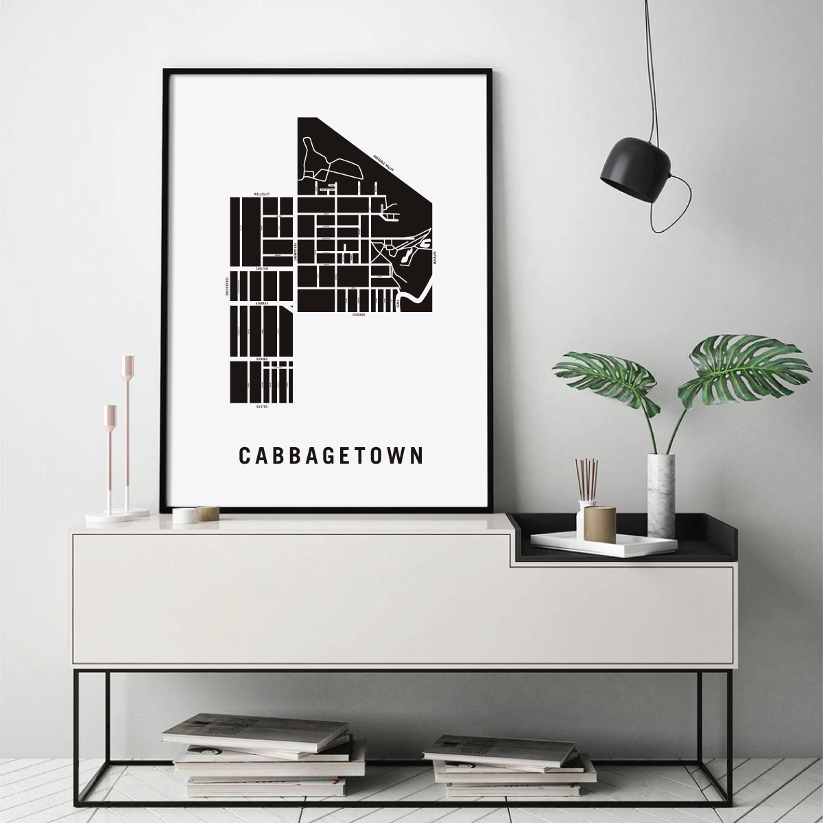 Cabbagetown Map, Toronto