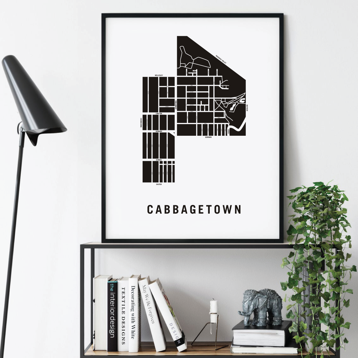Cabbagetown Map, Toronto