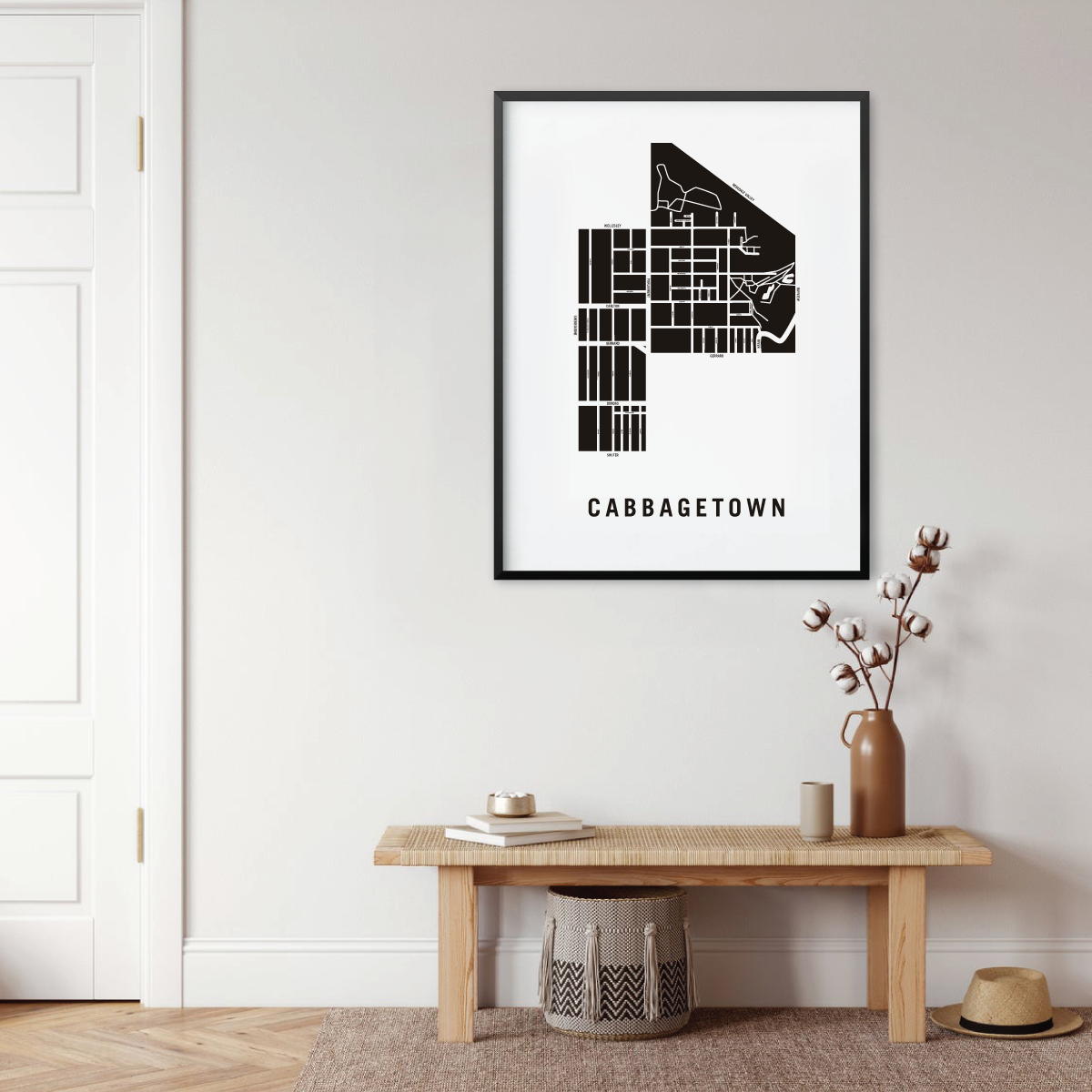 Cabbagetown Map, Toronto