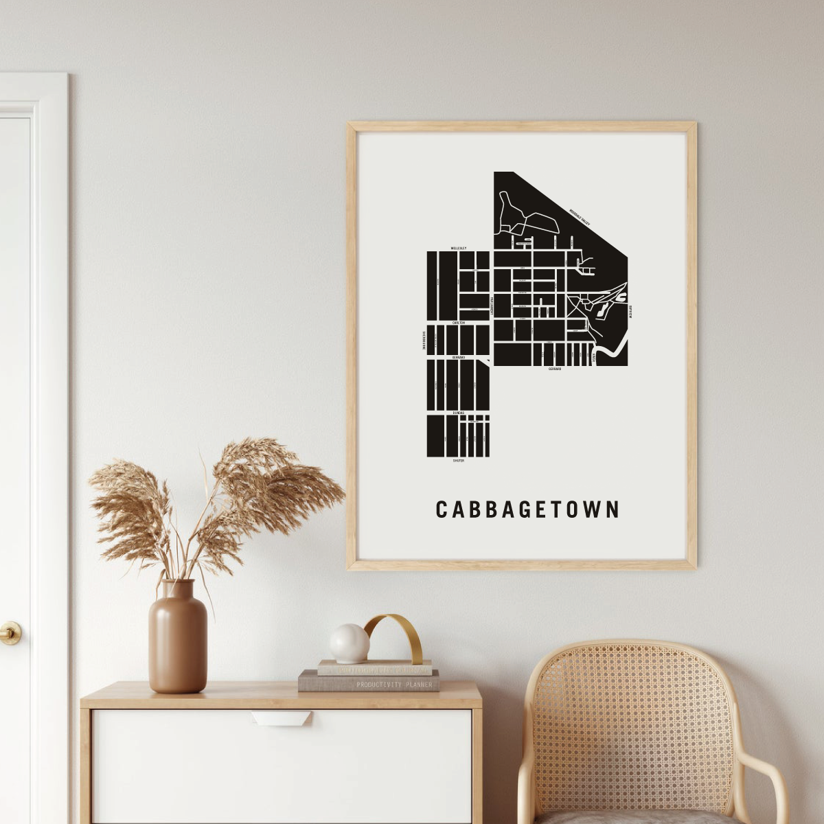 Cabbagetown Map, Toronto