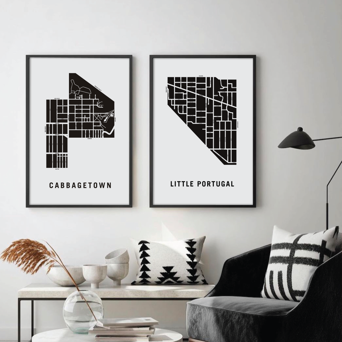 Cabbagetown Map, Toronto