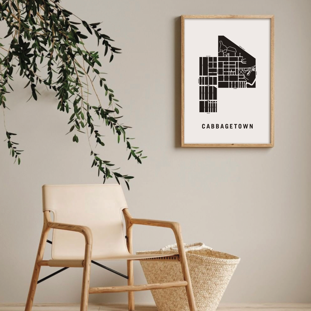 Cabbagetown Map, Toronto