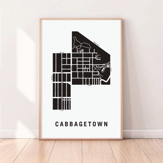 Cabbagetown Map, Toronto