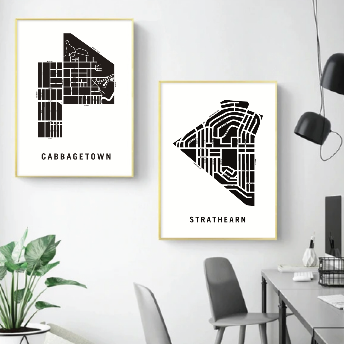 Cabbagetown Map, Toronto