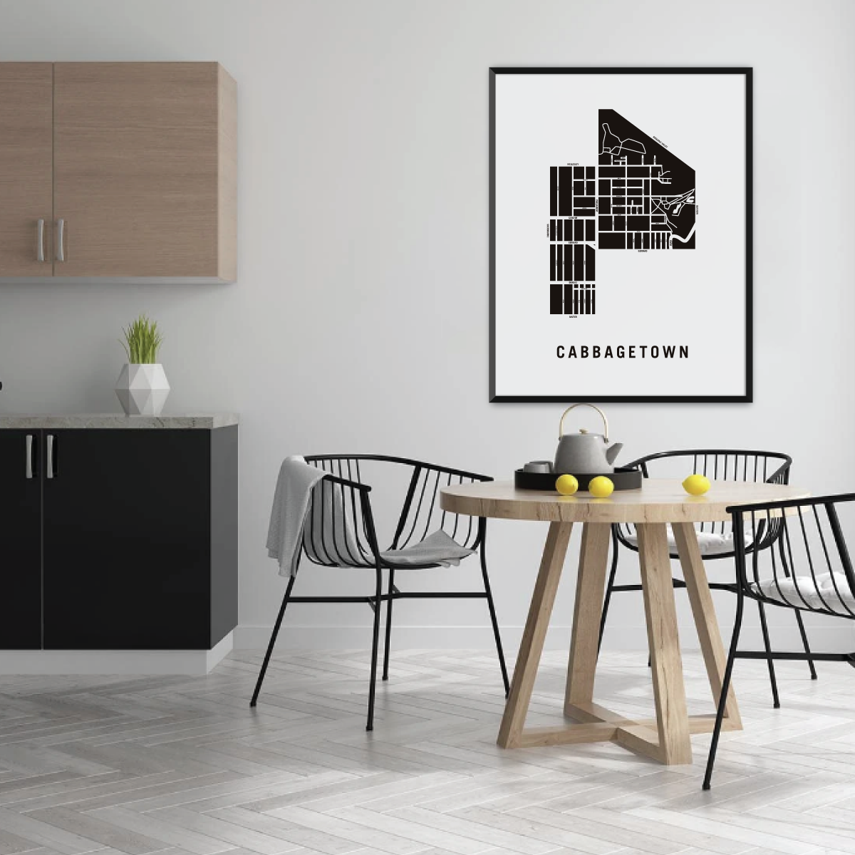 Cabbagetown Map, Toronto
