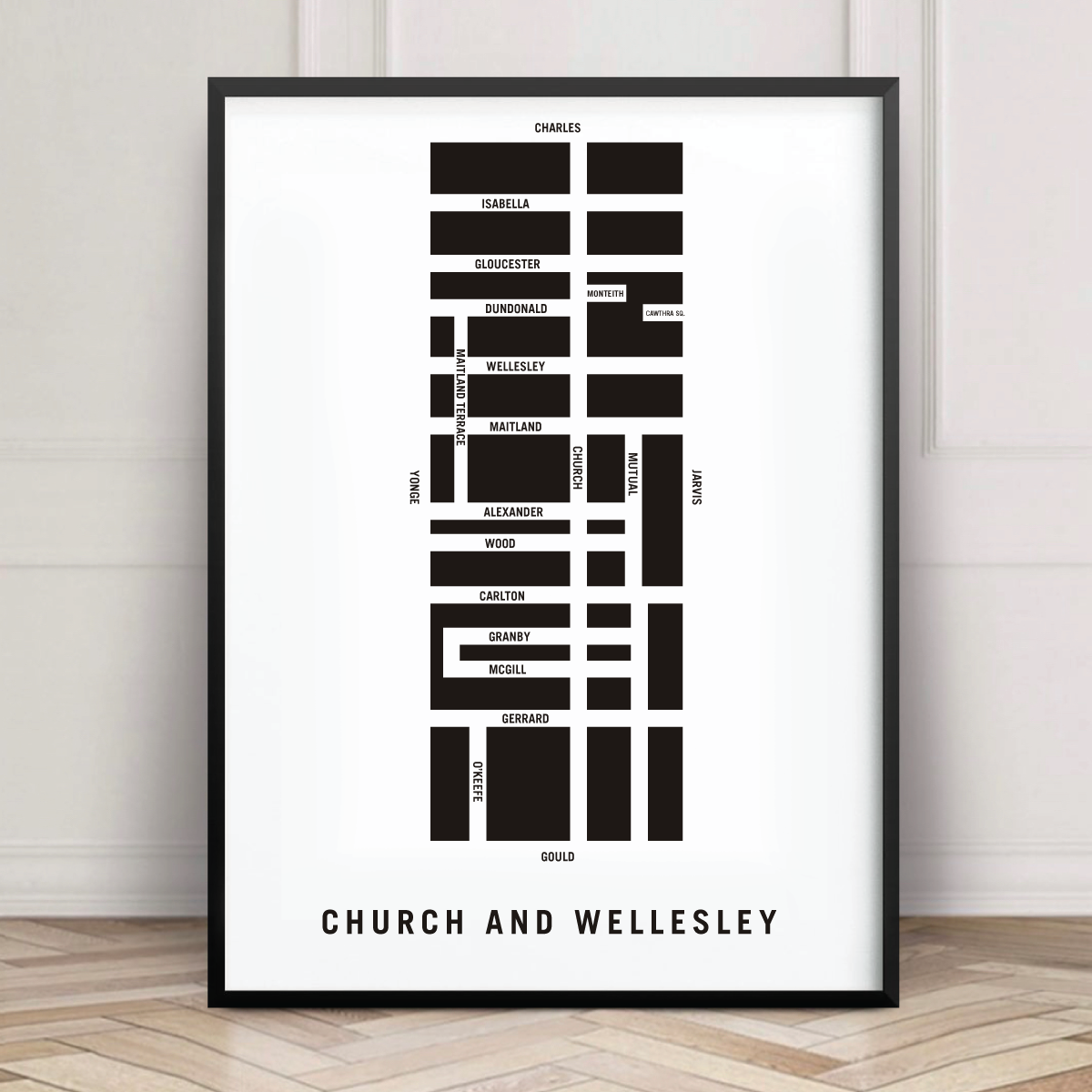 Church and Wellesley Map, Toronto
