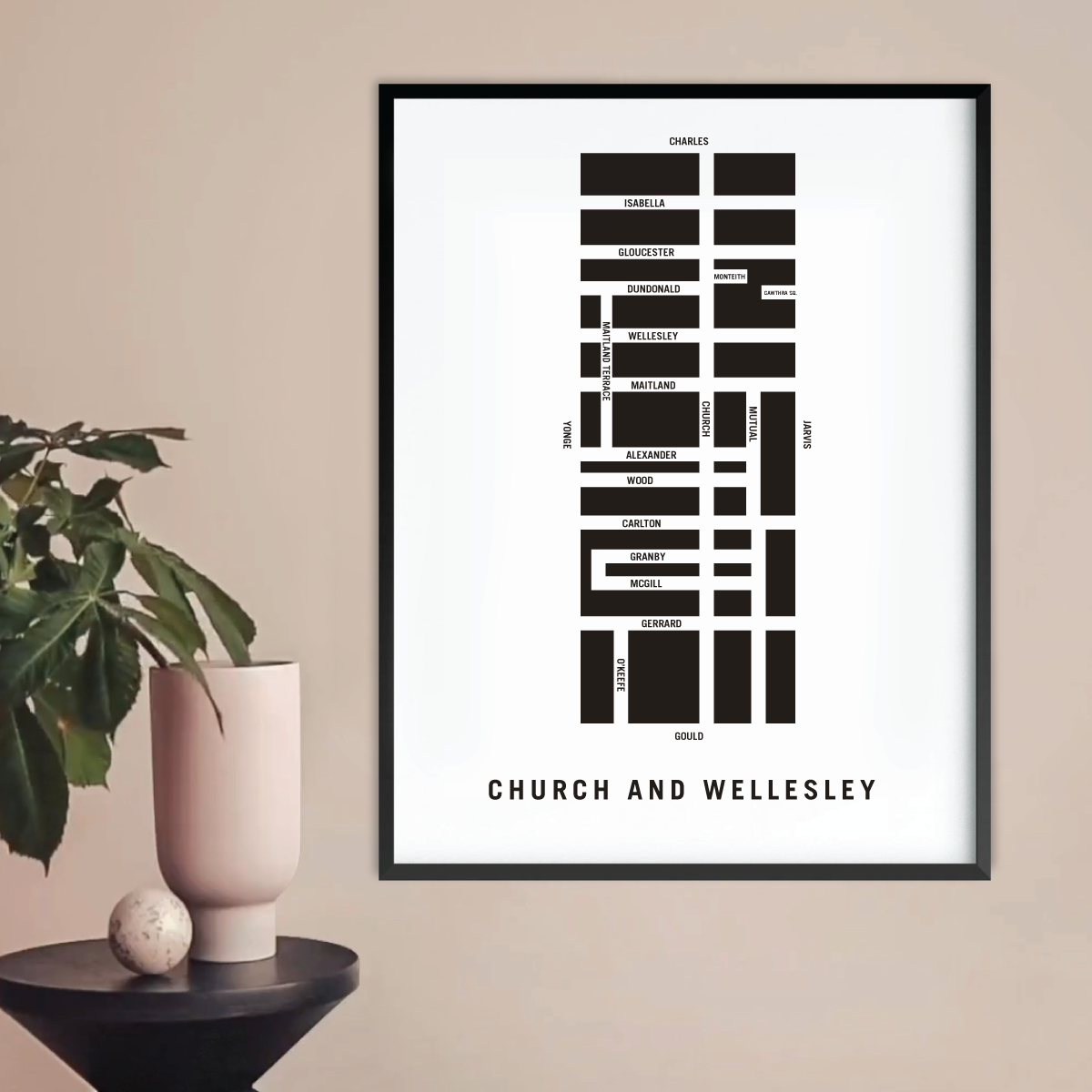Church and Wellesley Map, Toronto