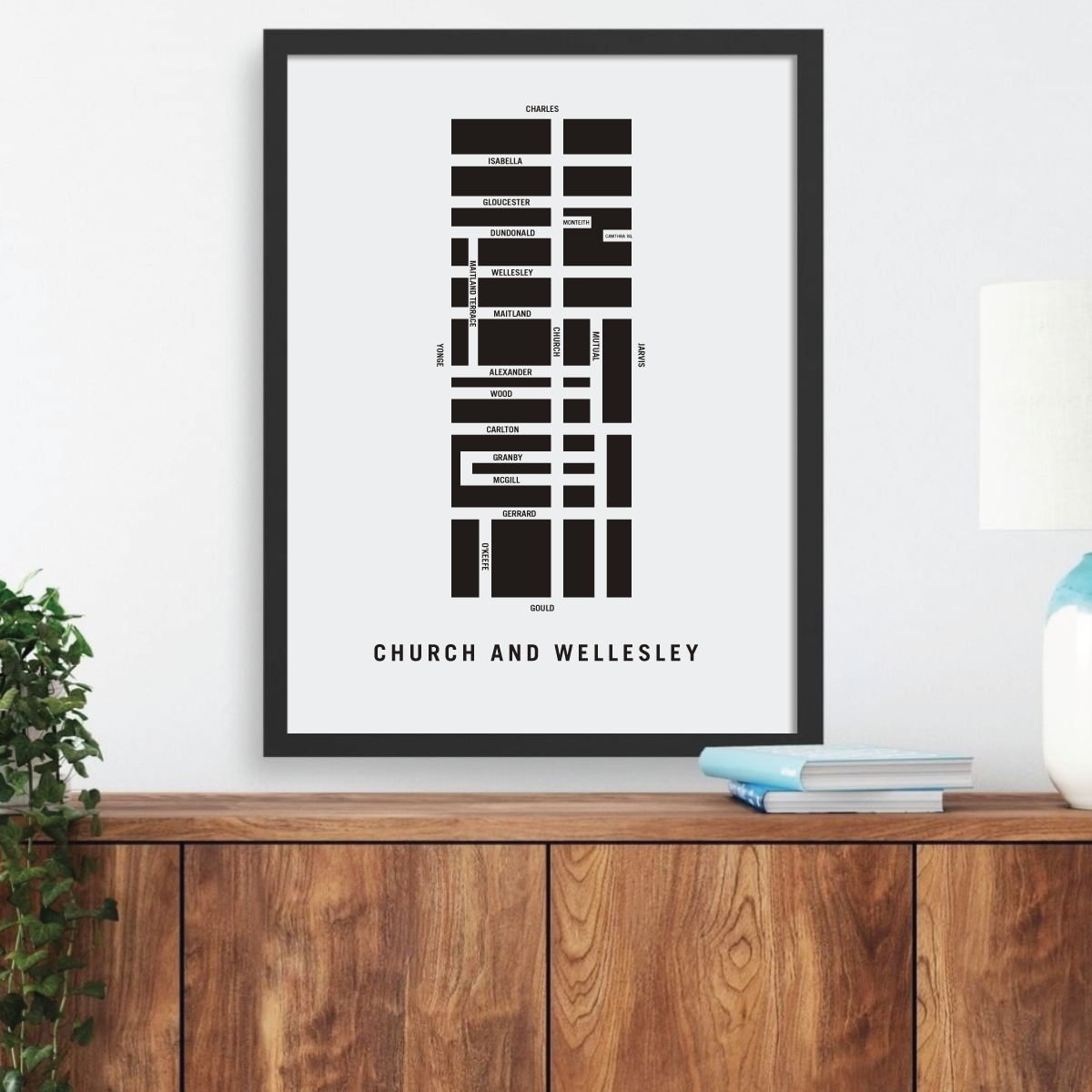 Church and Wellesley Map, Toronto