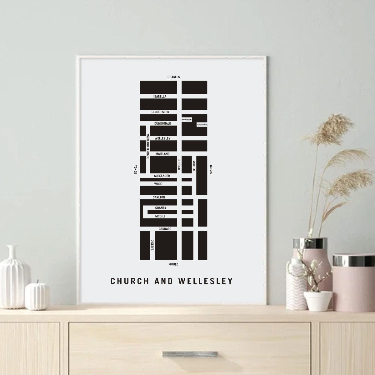 Church and Wellesley Map, Toronto