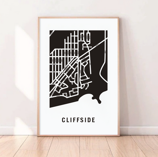 Cliffside Map, Toronto