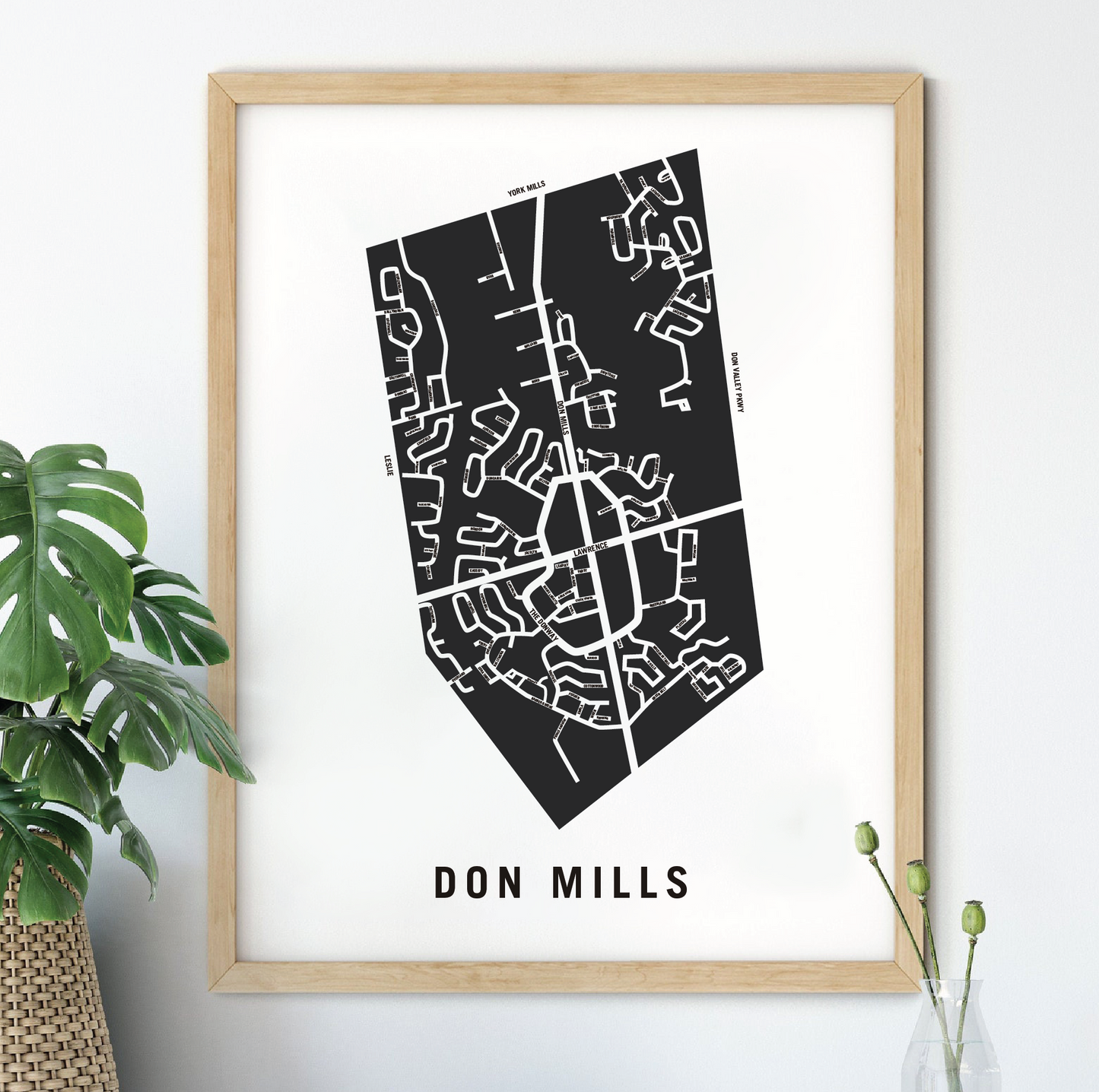 Don Mills Map, Toronto