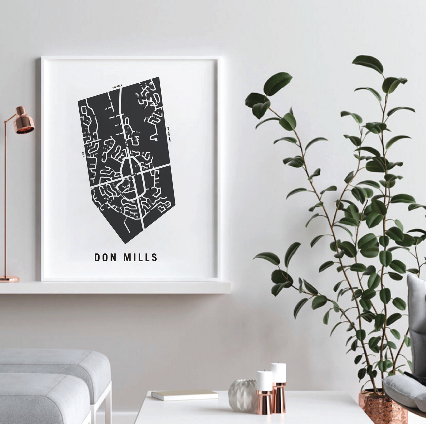 Don Mills Map, Toronto