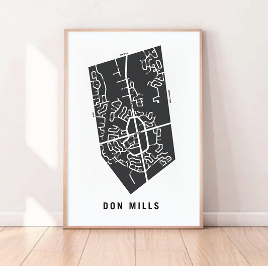 Don Mills Map, Toronto