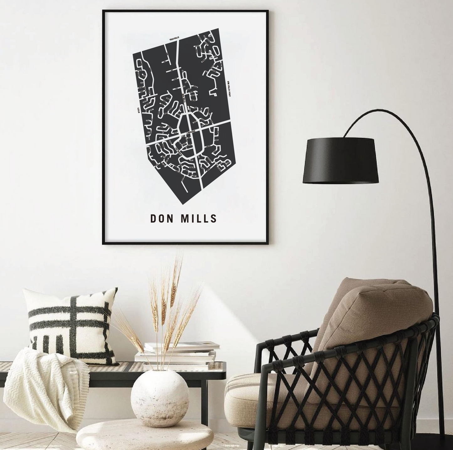 Don Mills Map, Toronto