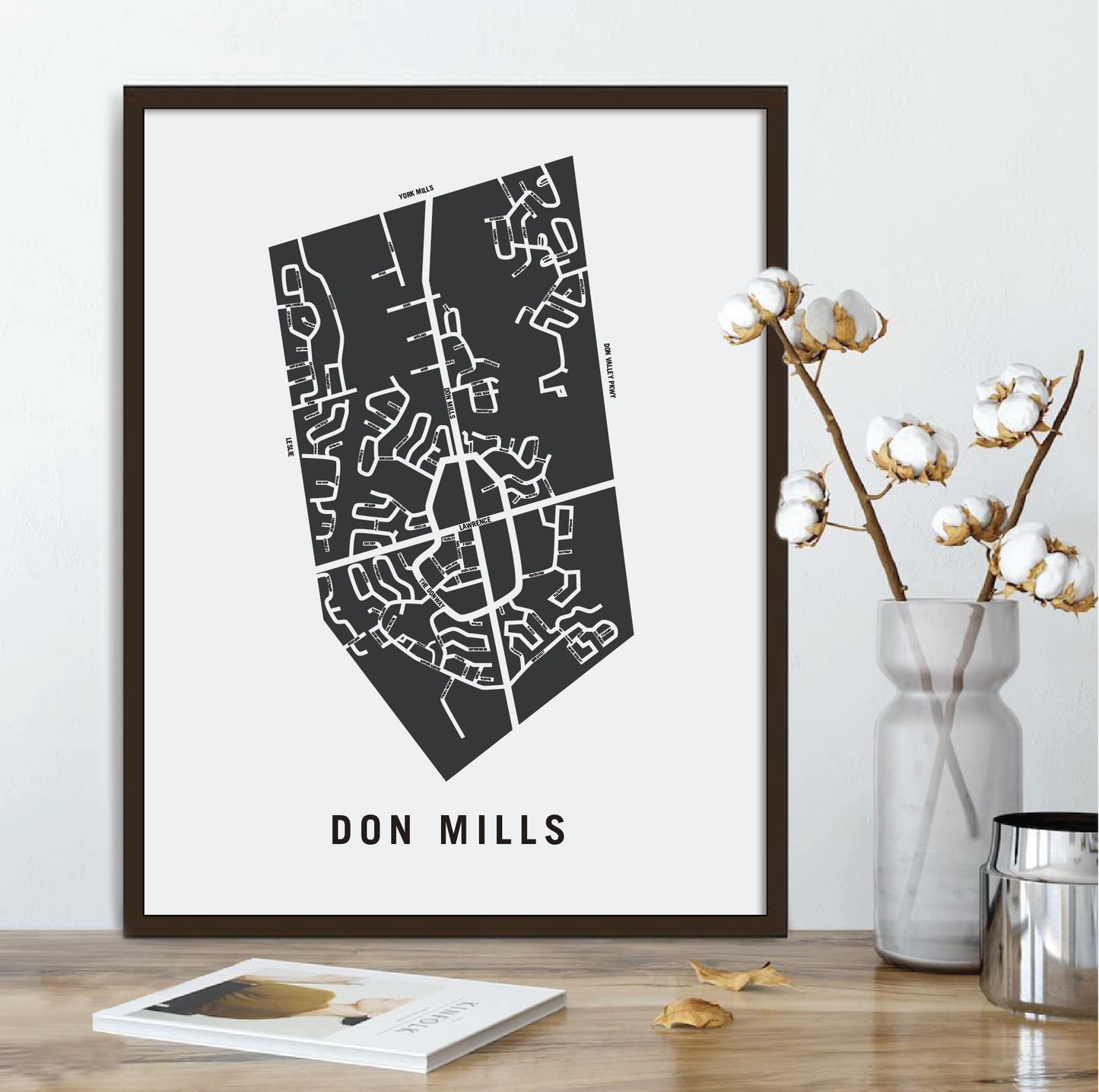 Don Mills Map, Toronto