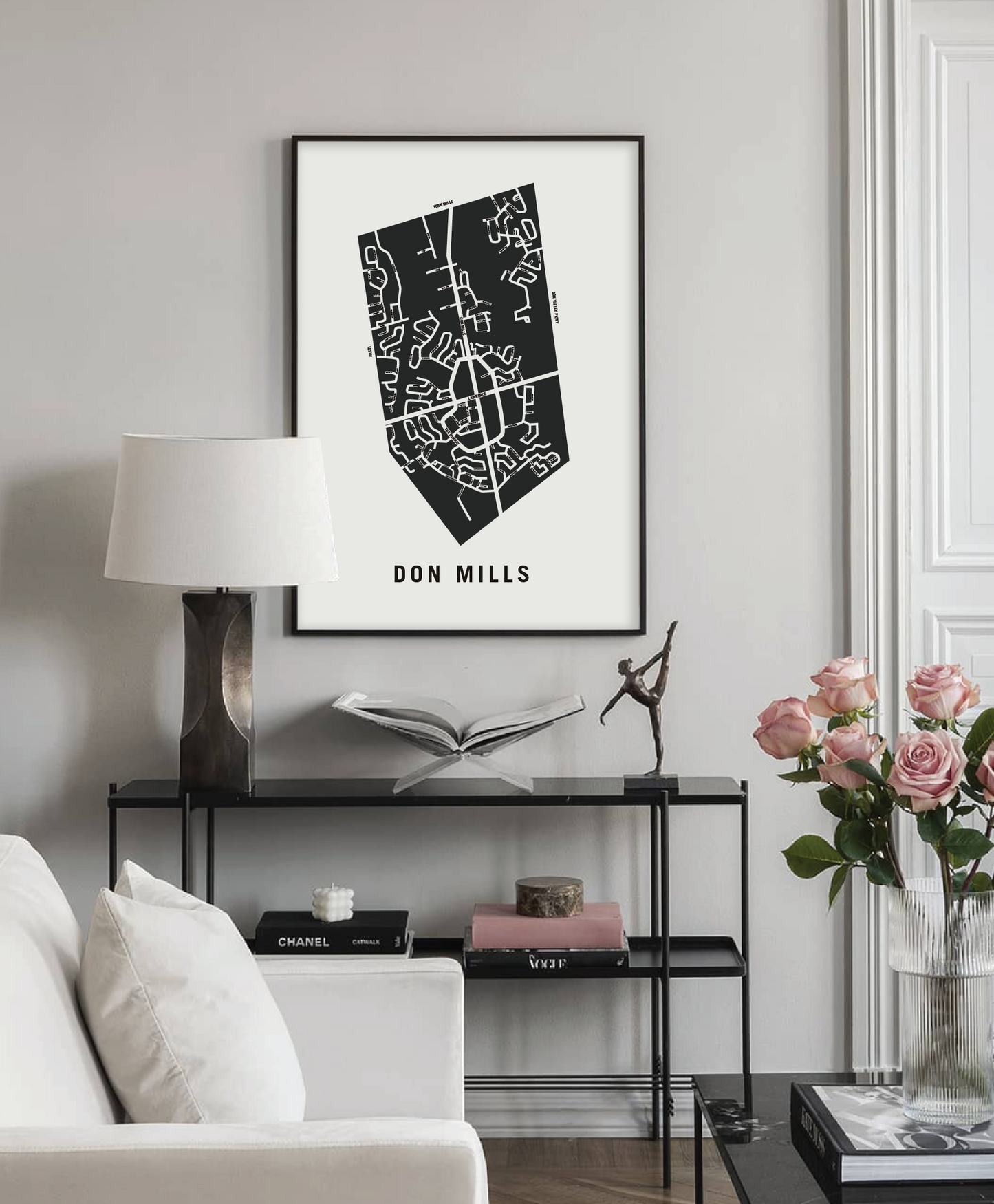 Don Mills Map, Toronto