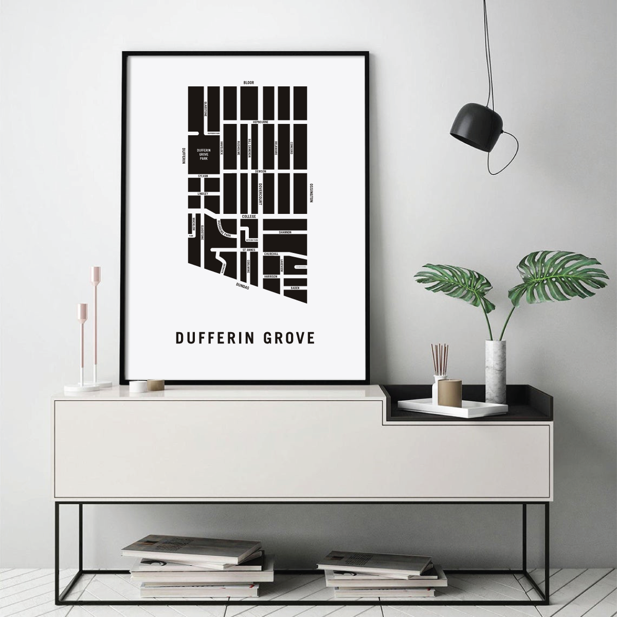Dufferin Grove Map, Toronto