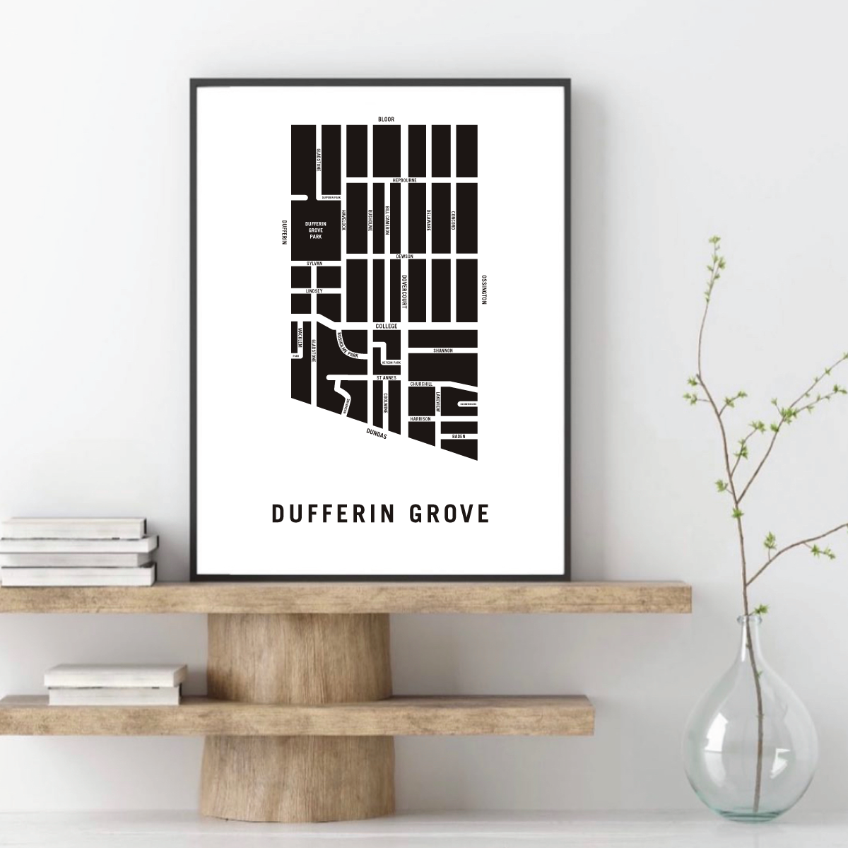 Dufferin Grove Map, Toronto
