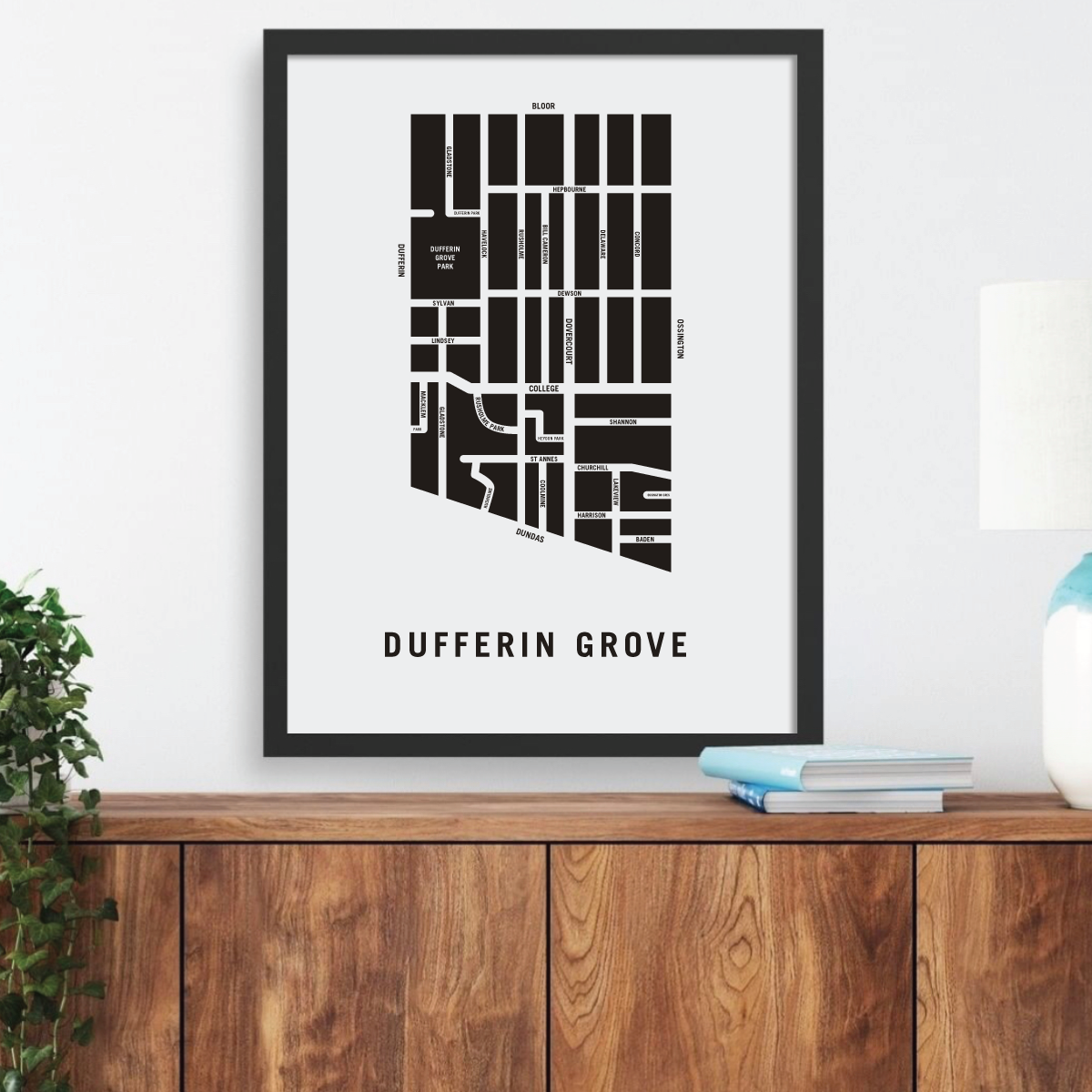 Dufferin Grove Map, Toronto