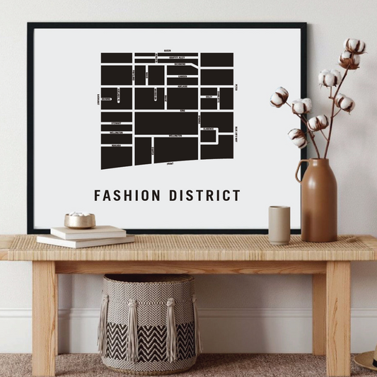 Fashion District Map, Toronto