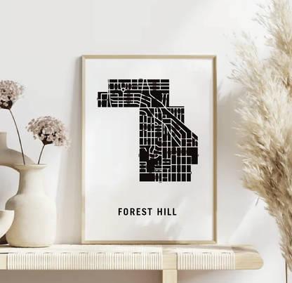Forest Hill Map, Toronto