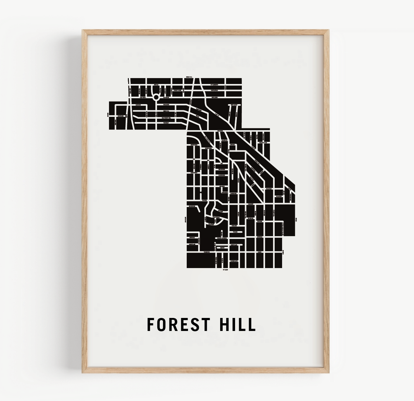 Forest Hill Map, Toronto
