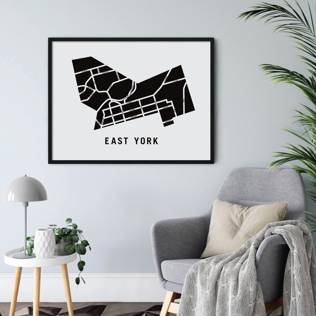 East York Map, Toronto