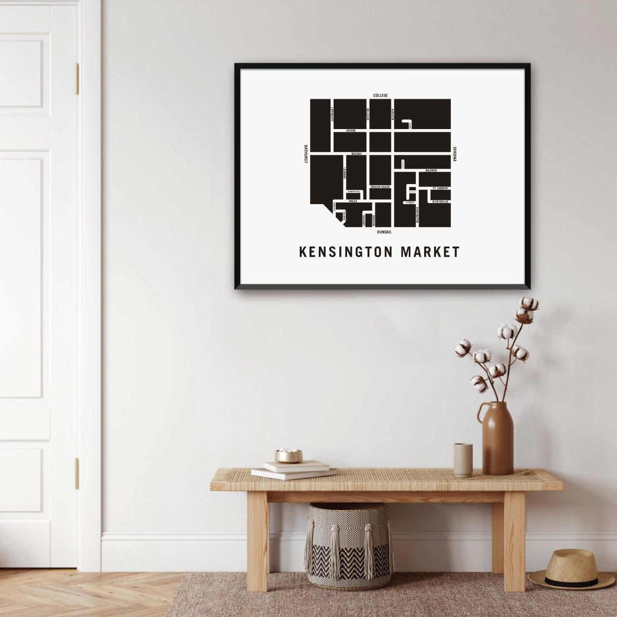 Kensington Market Map, Toronto