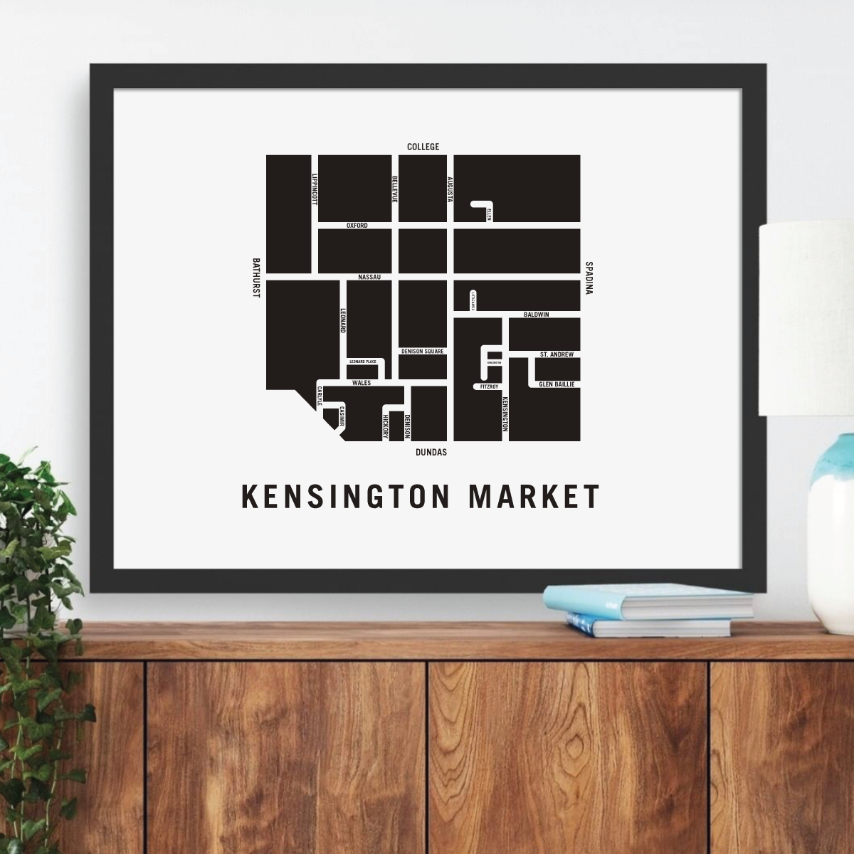 Kensington Market Map, Toronto