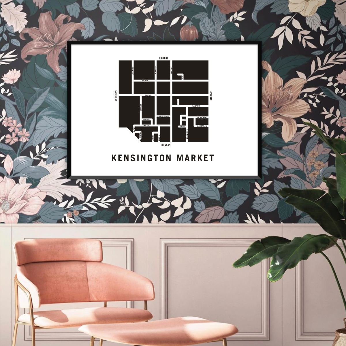 Kensington Market Map, Toronto