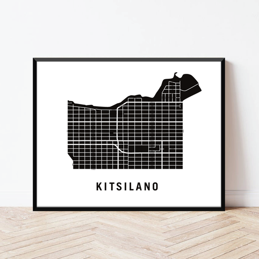 Kitsilano Map, Vancouver