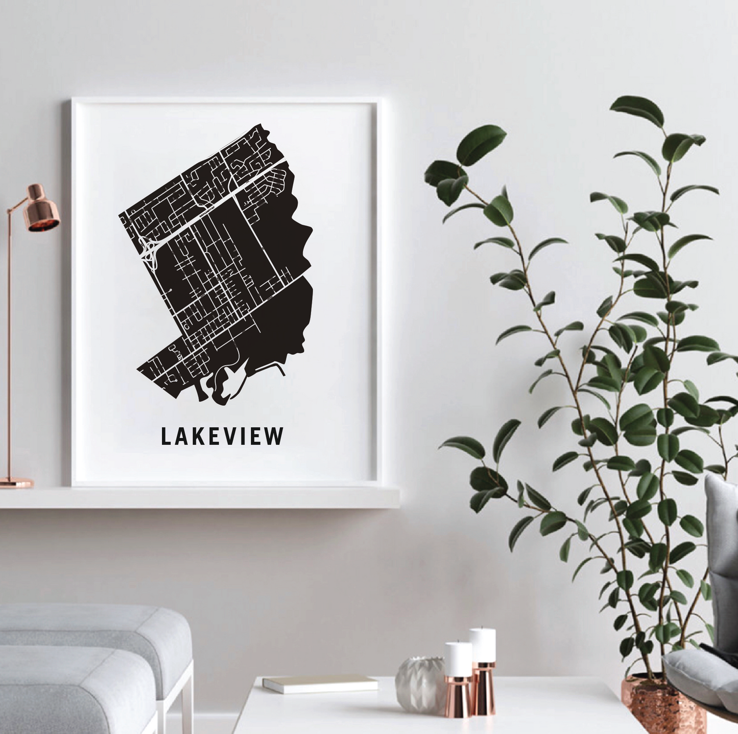 Lakeview Map, Toronto