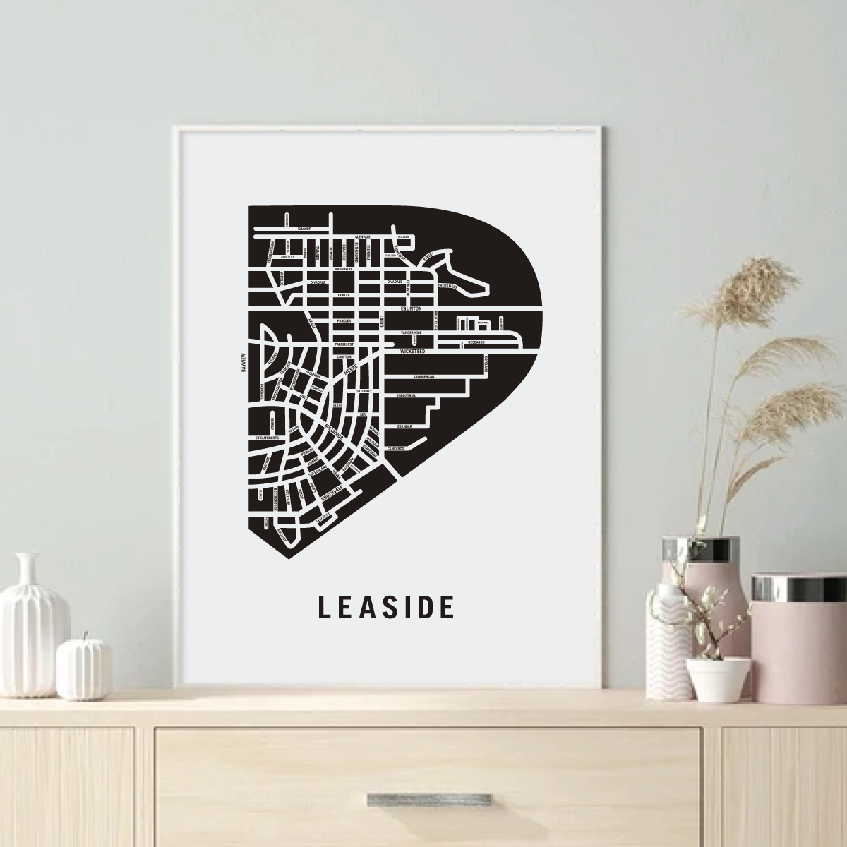 Leaside Map, Toronto