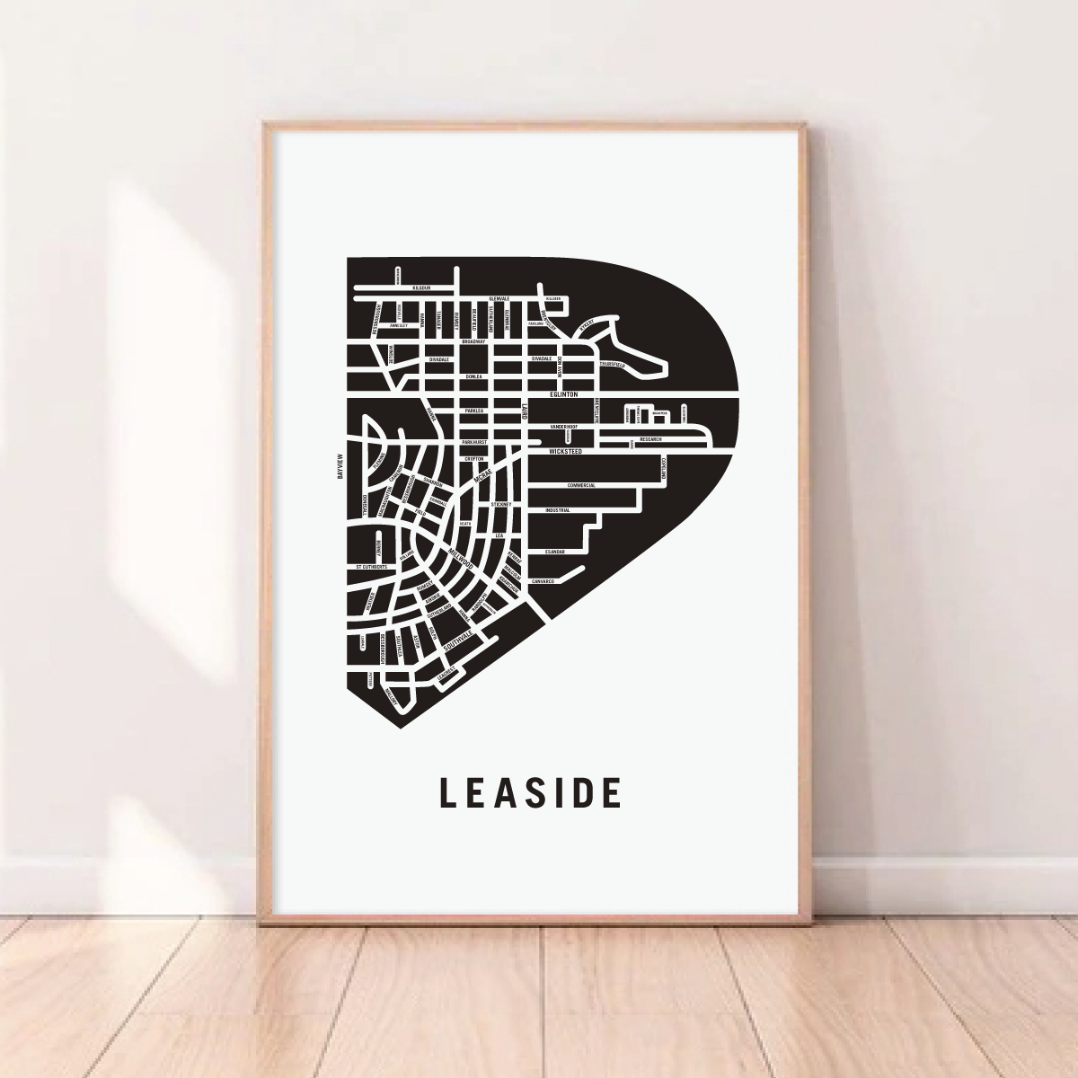 Leaside Map, Toronto