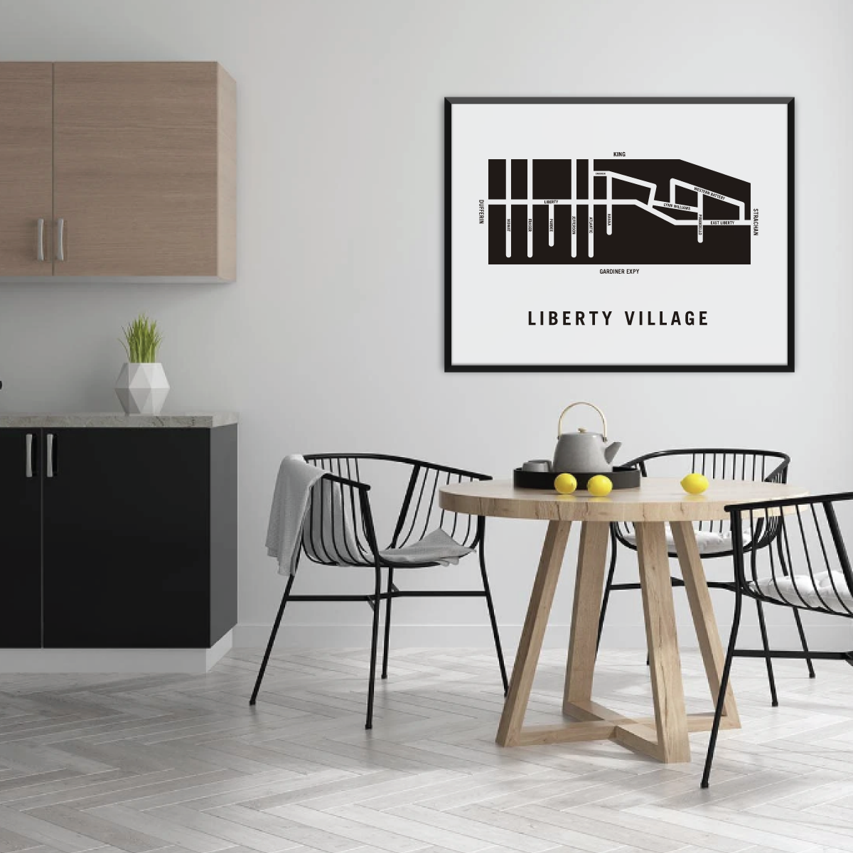 Liberty Village Map, Toronto