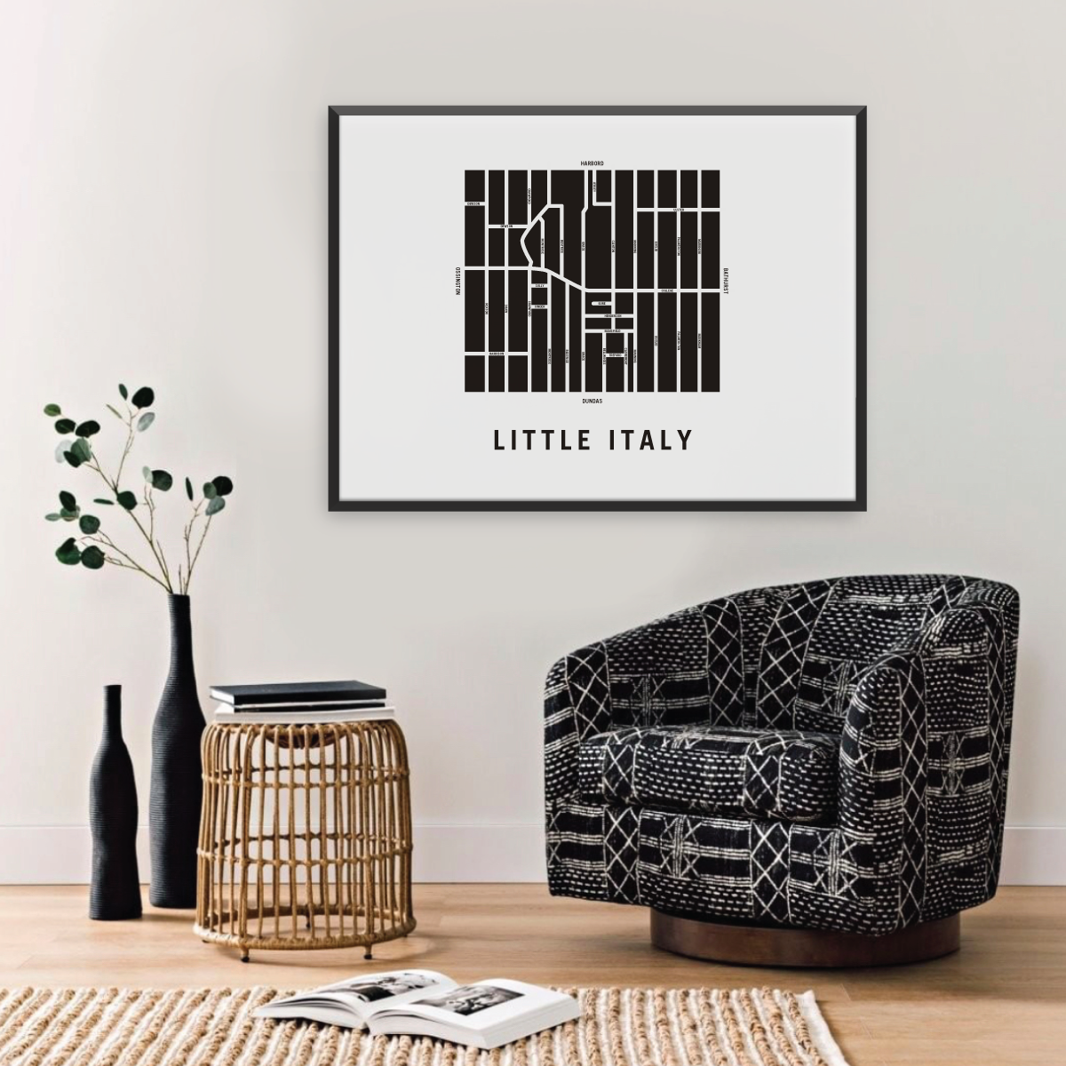 Little Italy Map, Toronto