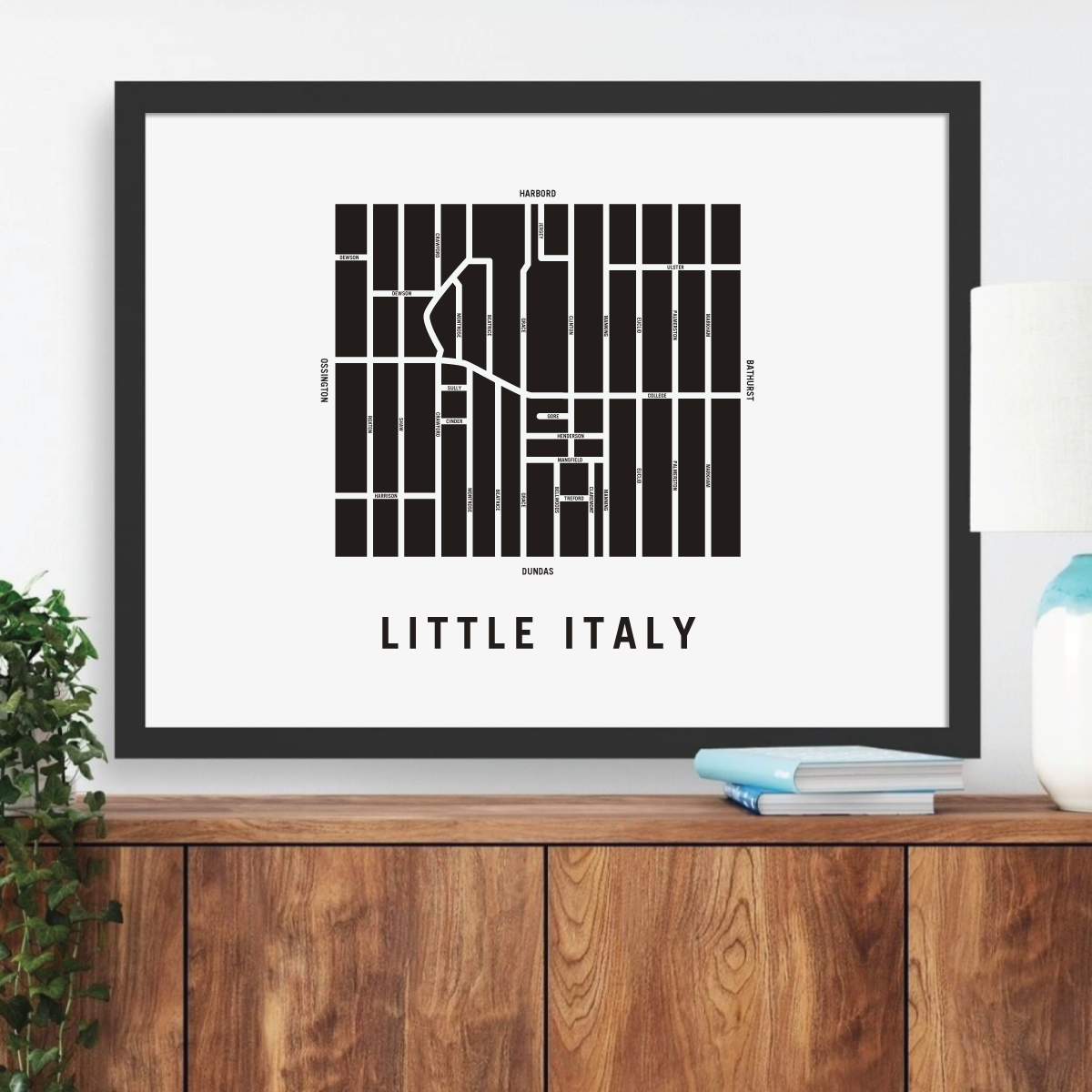Little Italy Map, Toronto