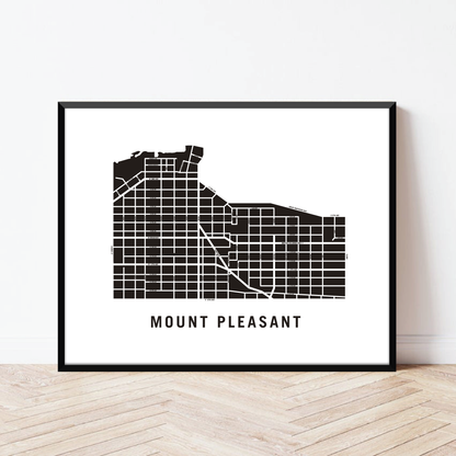 Mount Pleasant Map, Vancouver