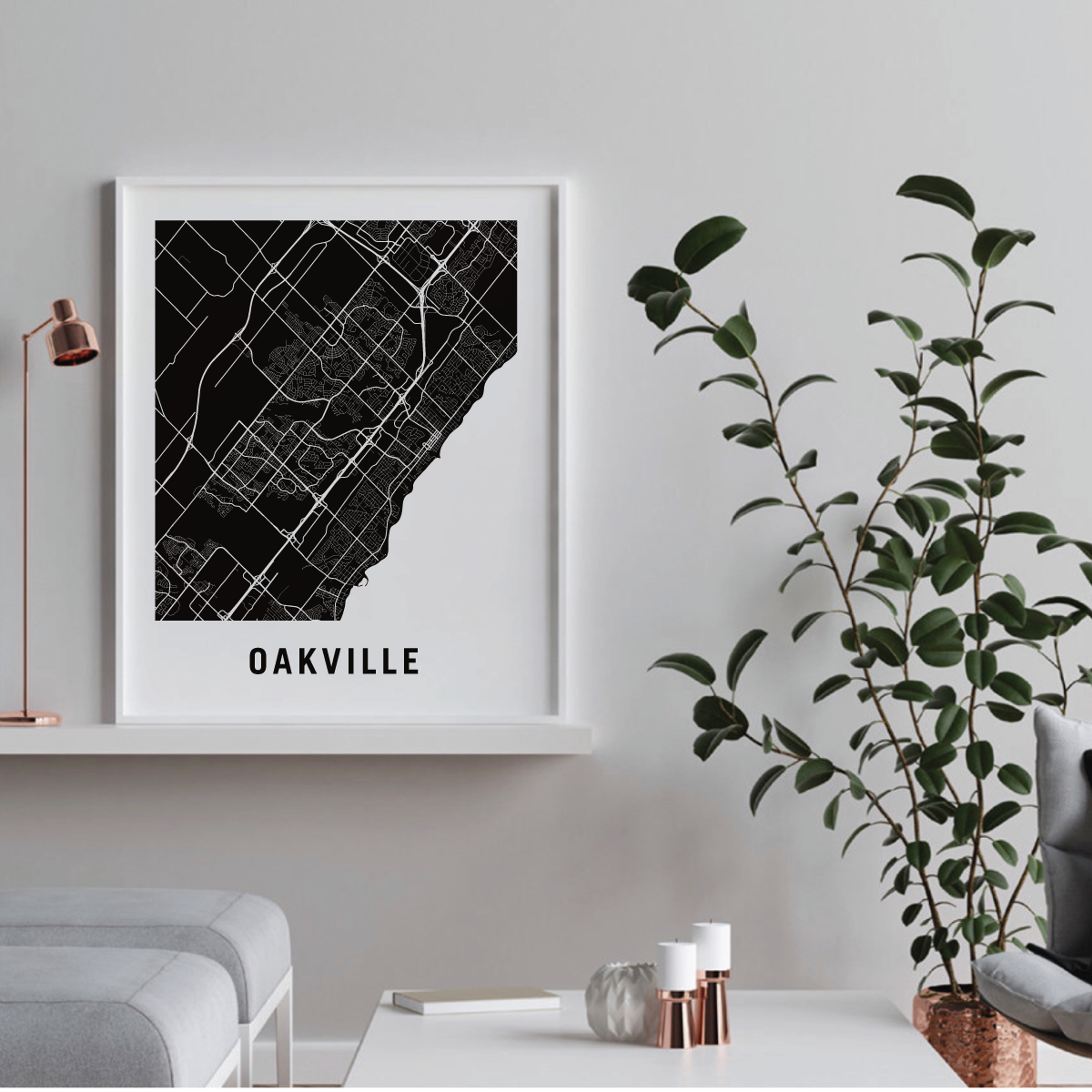 Oakville City Map