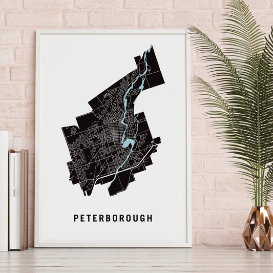 Peterborough Map, Ontario