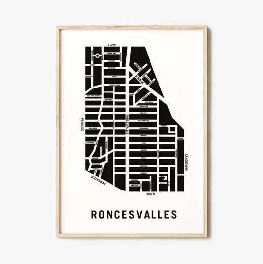 Roncesvalles Map, Toronto
