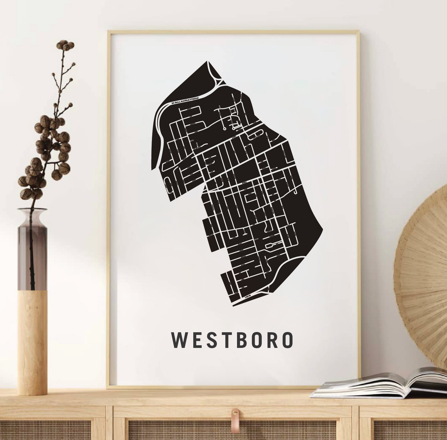 Westboro Map, Ottawa