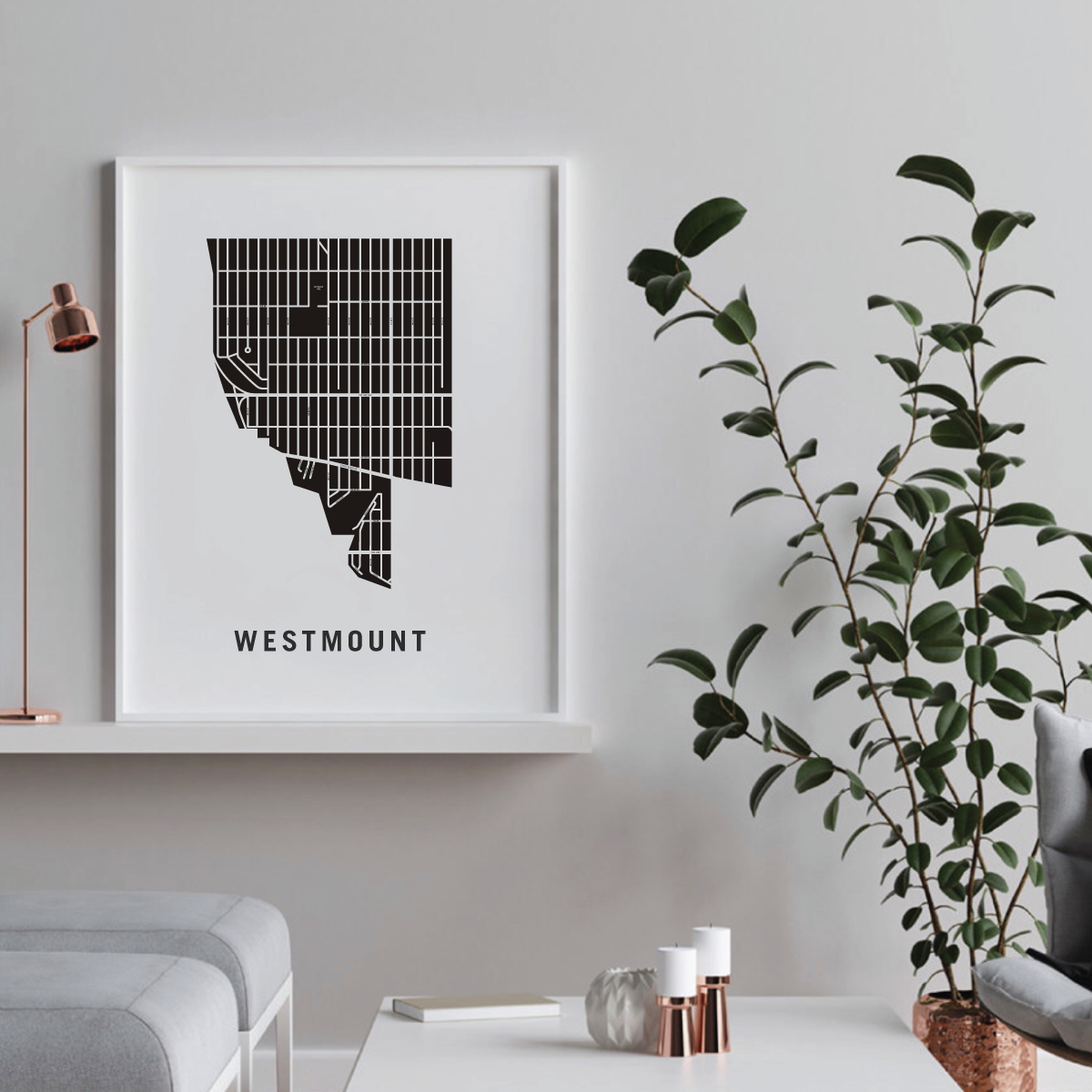 Westmount Map, Edmonton