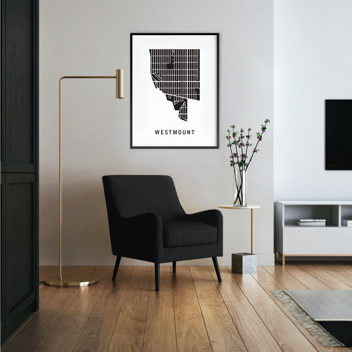 Westmount Map, Edmonton